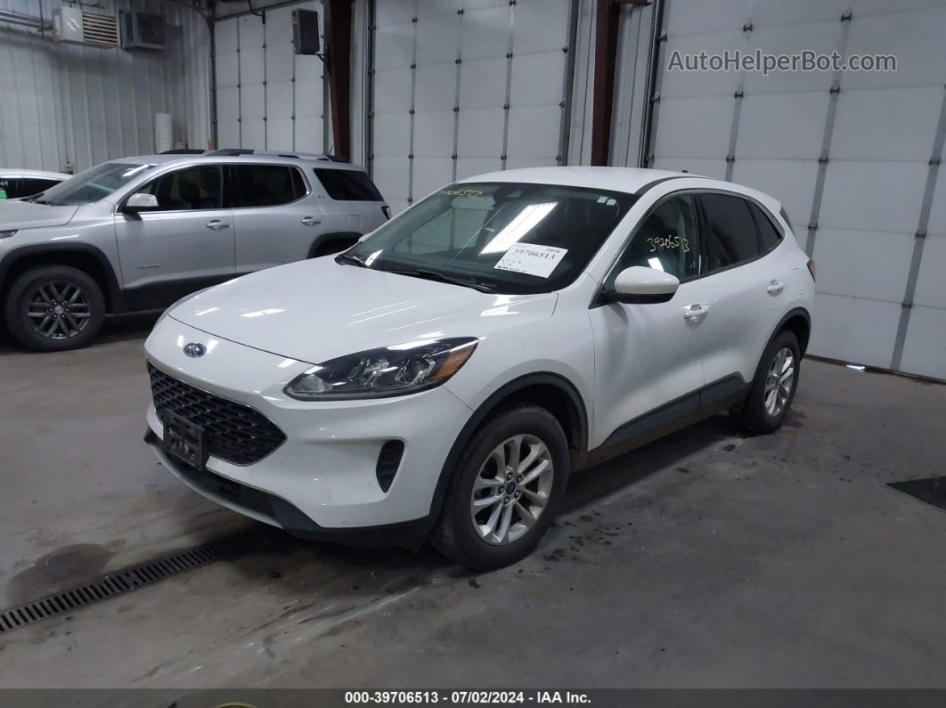 2021 Ford Escape Se White vin: 1FMCU9G65MUA58535