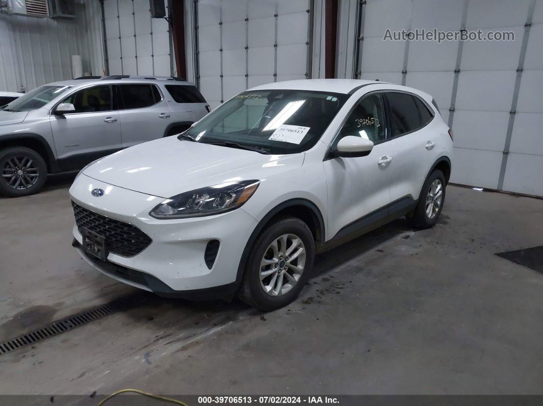 2021 Ford Escape Se White vin: 1FMCU9G65MUA58535