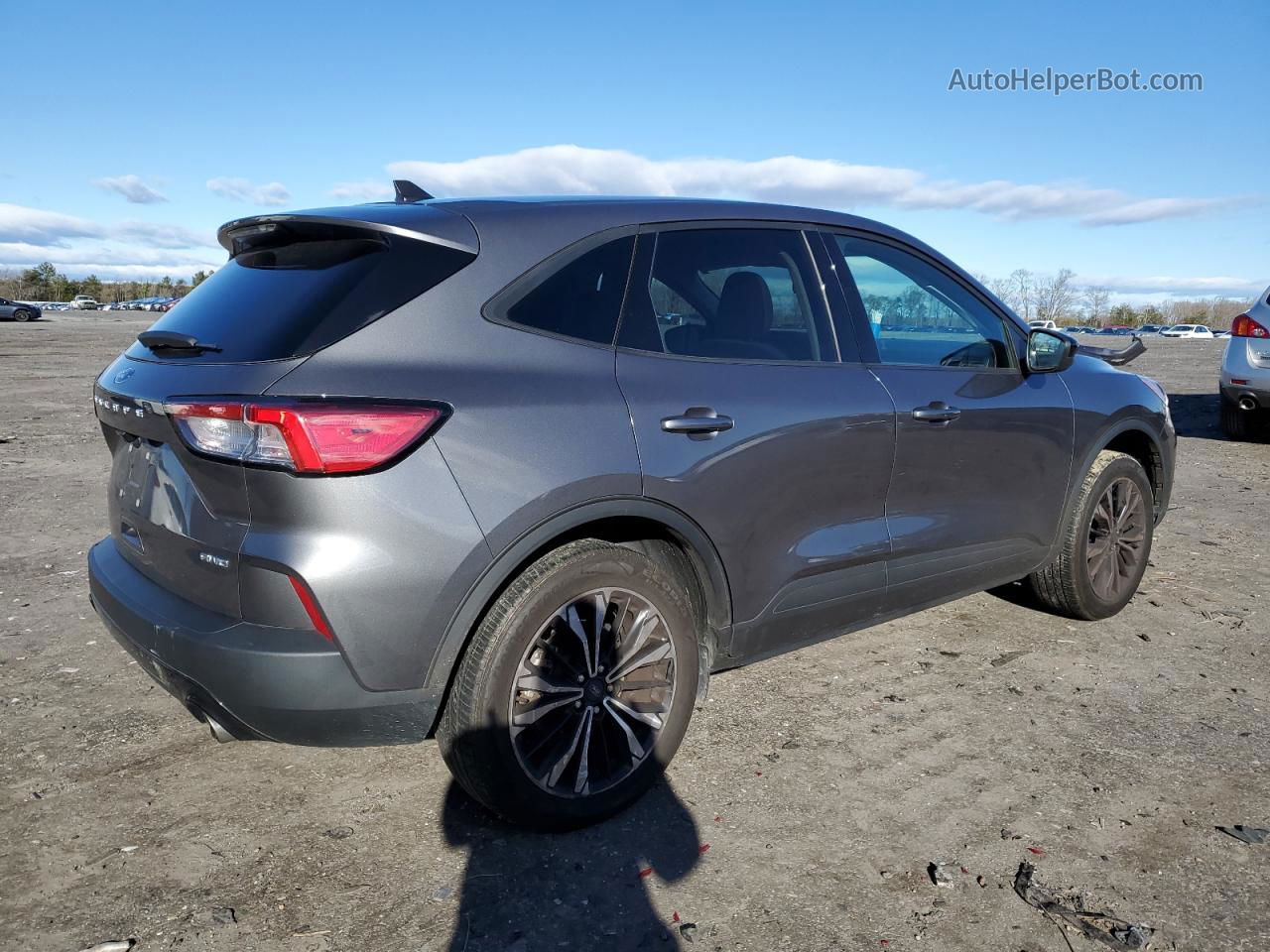 2021 Ford Escape Se Gray vin: 1FMCU9G65MUB30415