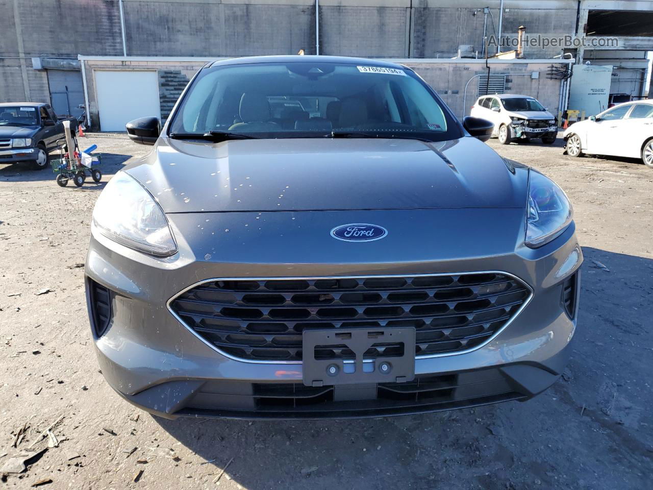 2021 Ford Escape Se Gray vin: 1FMCU9G65MUB30415