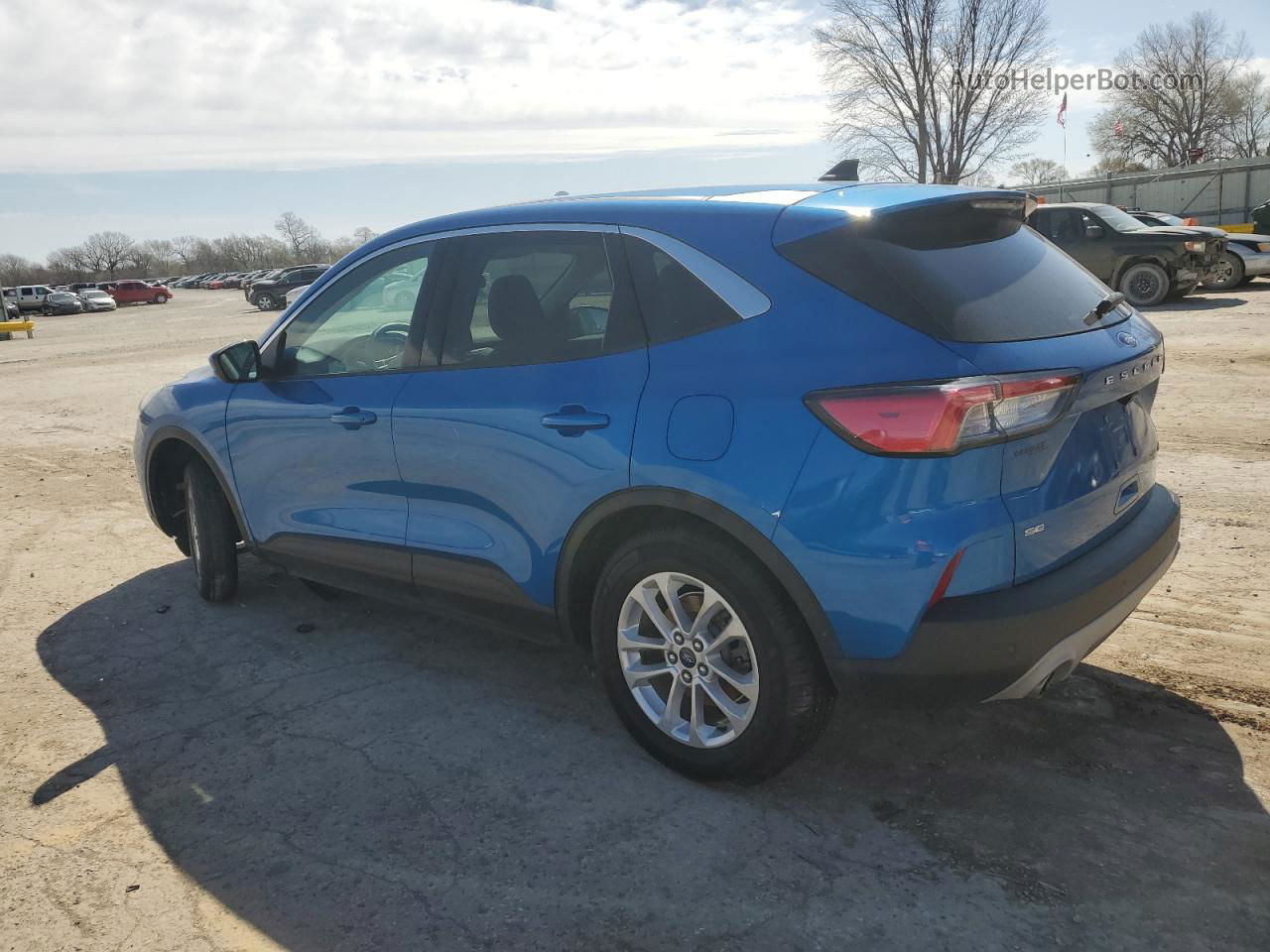 2021 Ford Escape Se Синий vin: 1FMCU9G66MUA06170