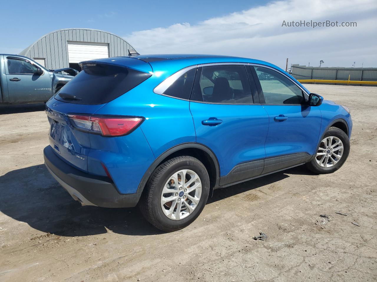 2021 Ford Escape Se Blue vin: 1FMCU9G66MUA06170