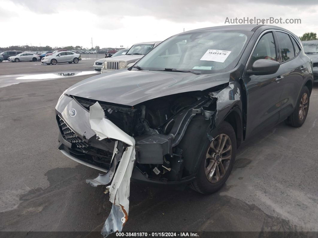 2021 Ford Escape Se Gray vin: 1FMCU9G66MUA38603