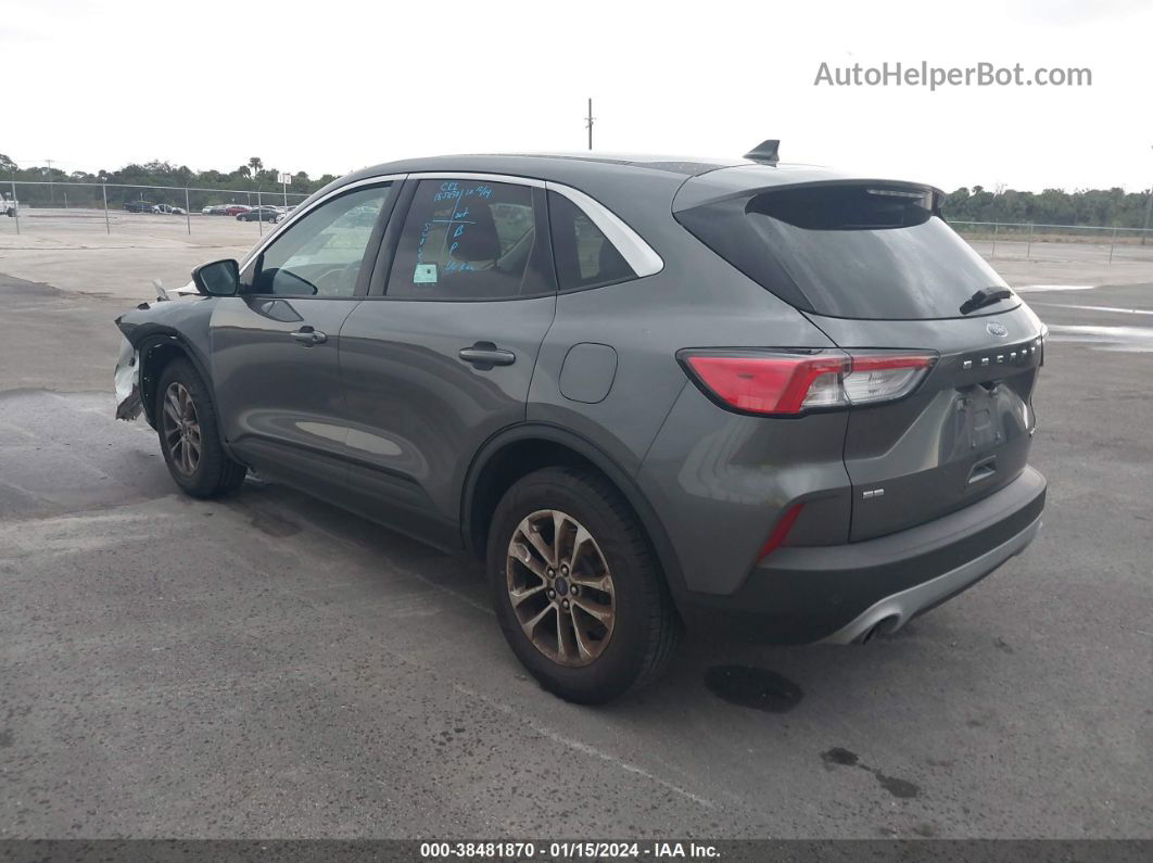 2021 Ford Escape Se Gray vin: 1FMCU9G66MUA38603