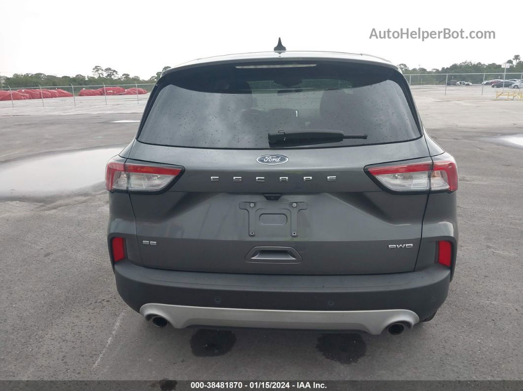 2021 Ford Escape Se Gray vin: 1FMCU9G66MUA38603