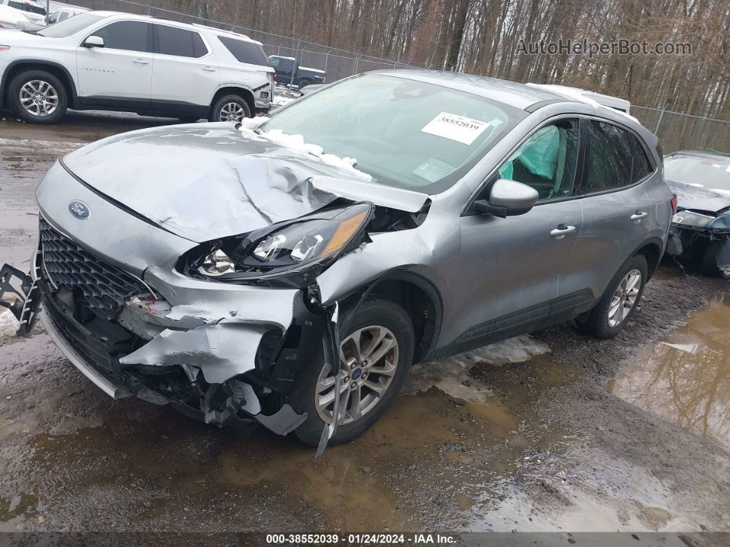 2021 Ford Escape Se Silver vin: 1FMCU9G67MUA91925