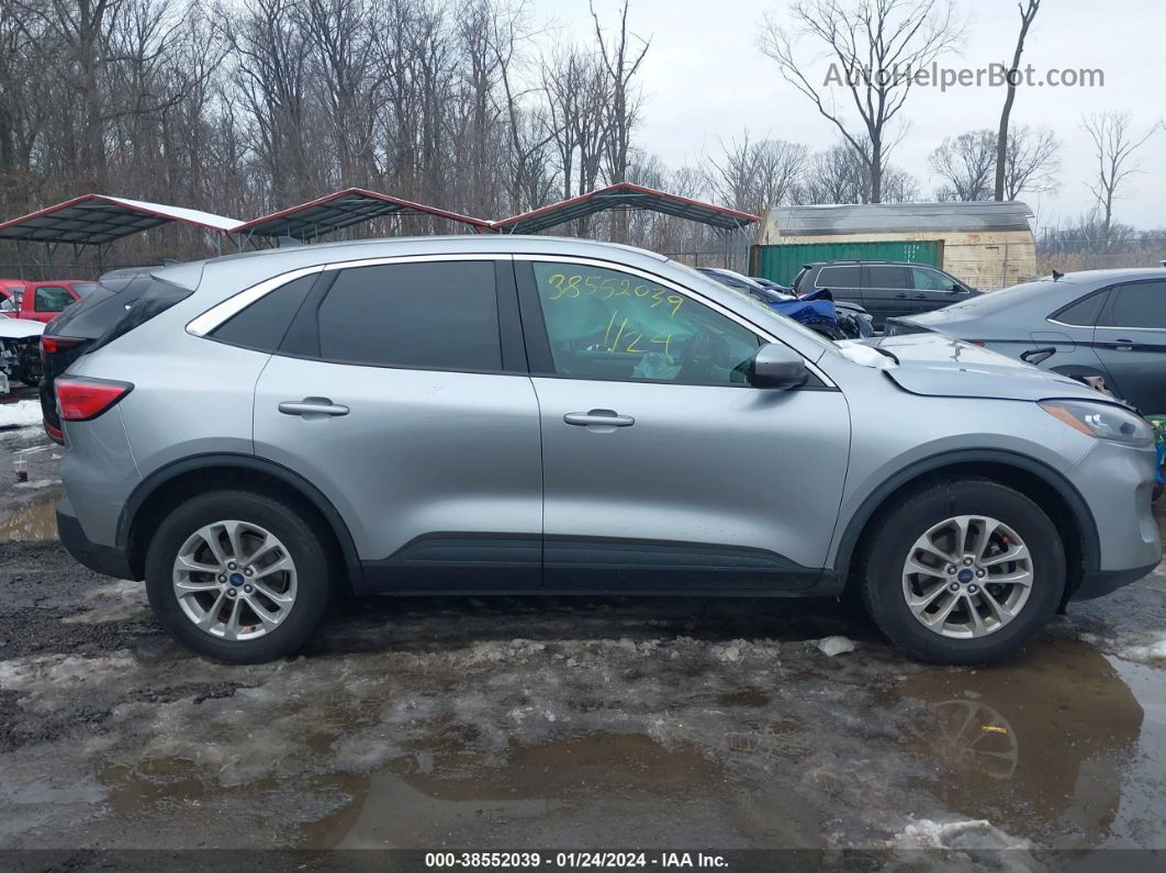 2021 Ford Escape Se Silver vin: 1FMCU9G67MUA91925