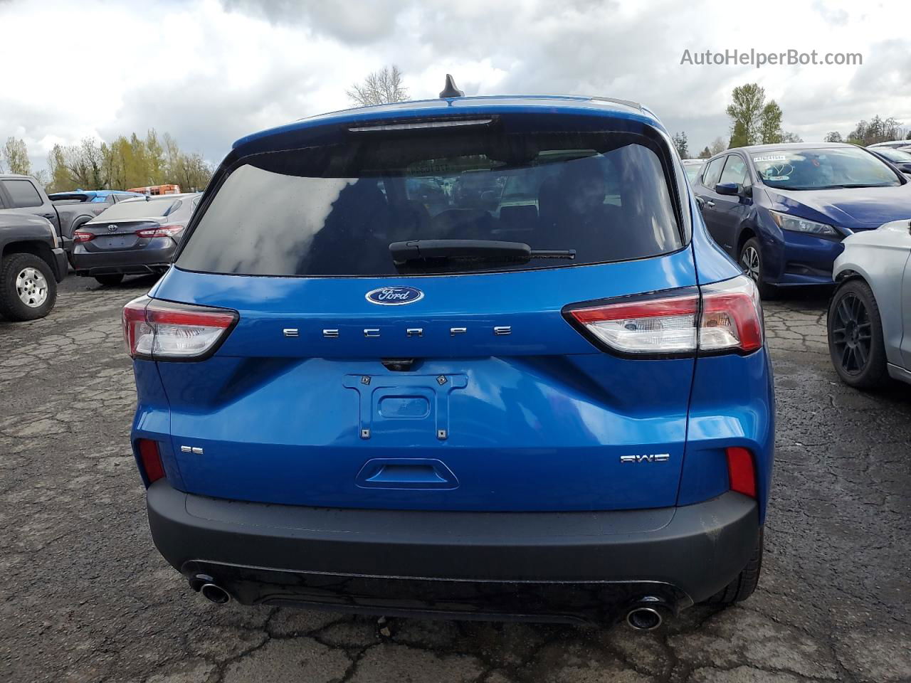 2021 Ford Escape Se Blue vin: 1FMCU9G68MUA29921