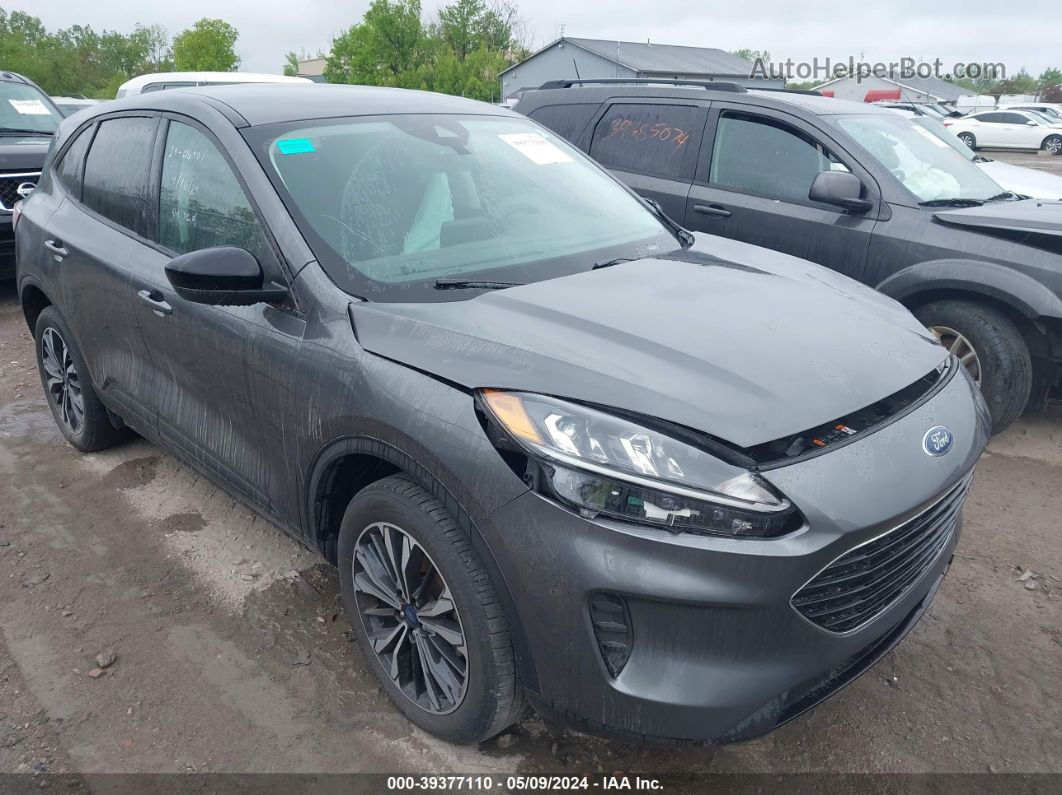 2021 Ford Escape Se Gray vin: 1FMCU9G68MUA47707