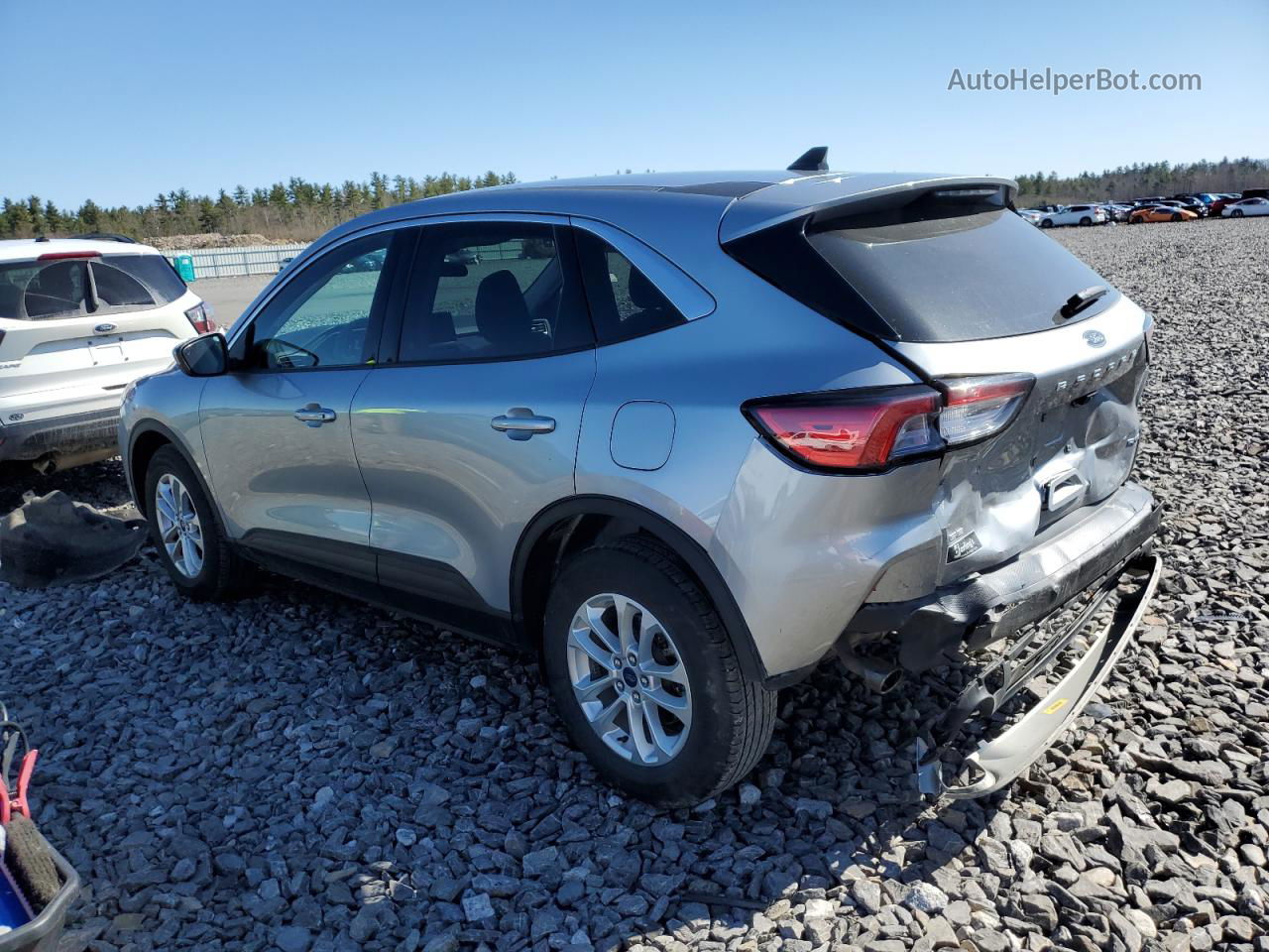 2021 Ford Escape Se Silver vin: 1FMCU9G69MUA97645