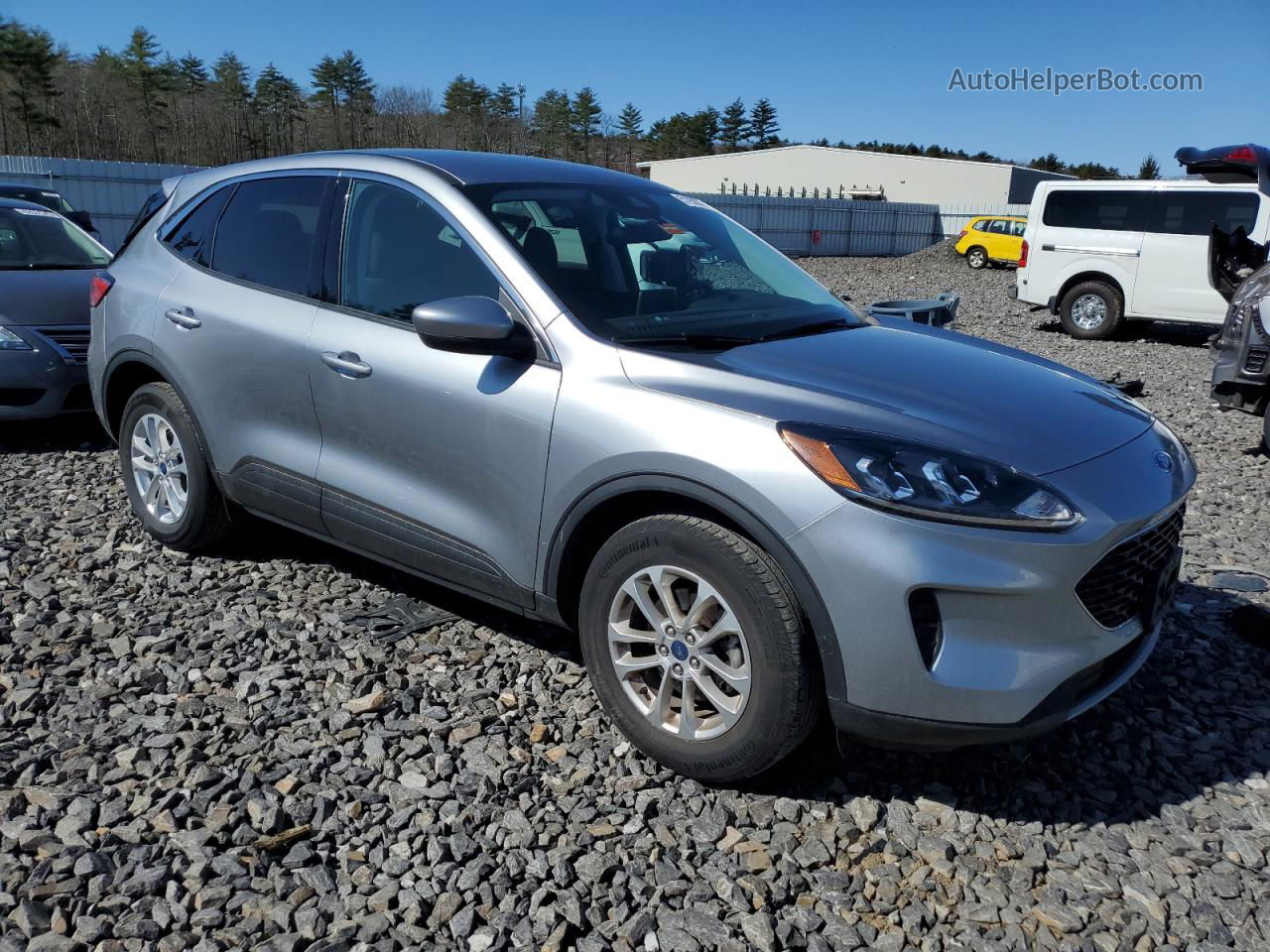 2021 Ford Escape Se Silver vin: 1FMCU9G69MUA97645