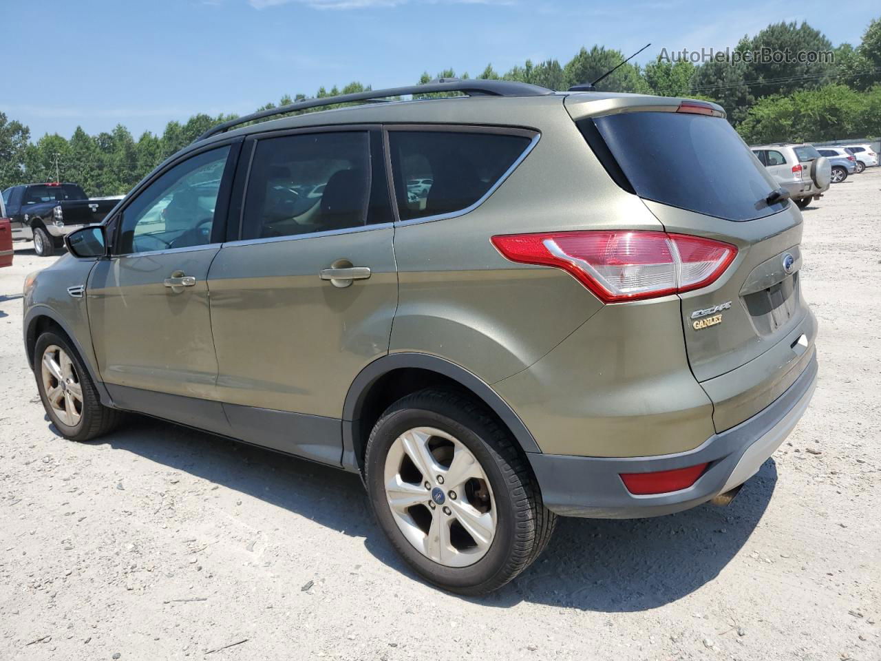 2013 Ford Escape Se Green vin: 1FMCU9G90DUD78517