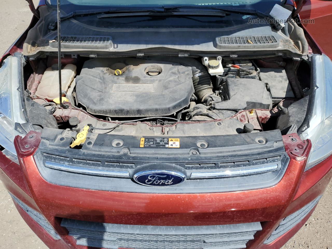 2014 Ford Escape Se Оранжевый vin: 1FMCU9G90EUD65140