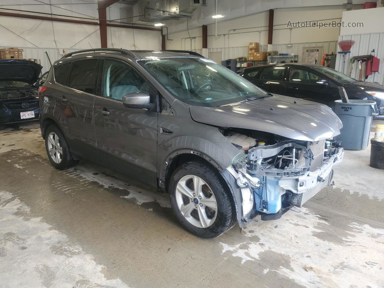 2014 Ford Escape Se Gray vin: 1FMCU9G90EUE48308