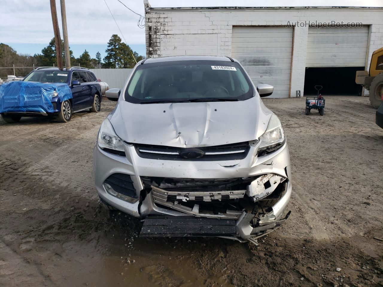 2015 Ford Escape Se Silver vin: 1FMCU9G90FUA32292