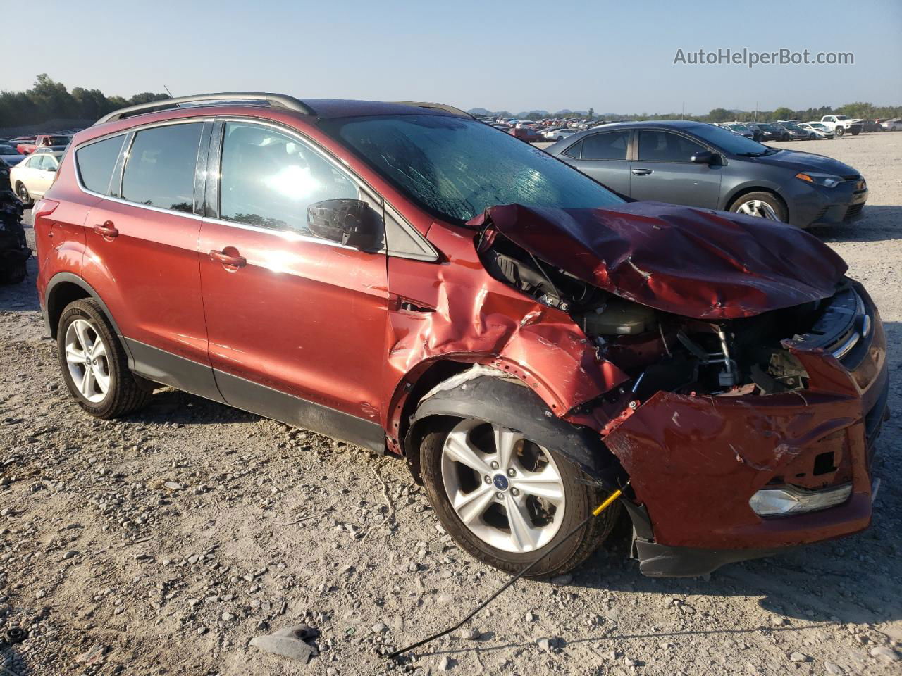 2015 Ford Escape Se Red vin: 1FMCU9G90FUA86868