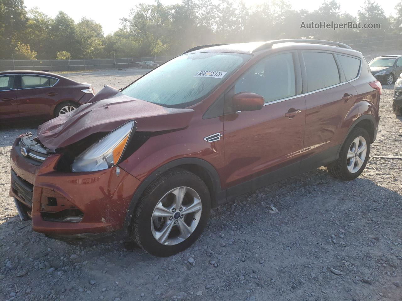 2015 Ford Escape Se Красный vin: 1FMCU9G90FUA86868