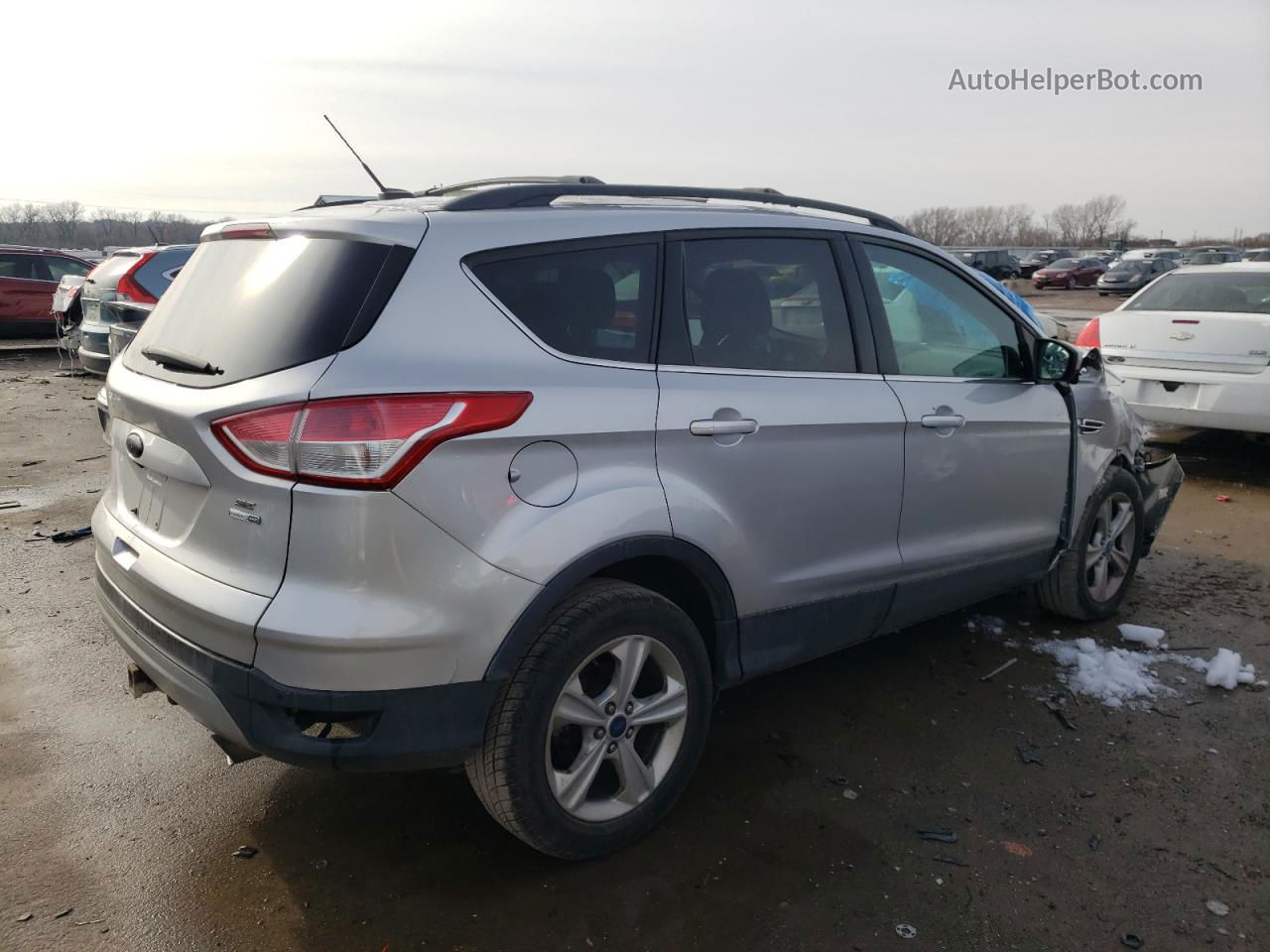 2015 Ford Escape Se Gray vin: 1FMCU9G90FUA95599