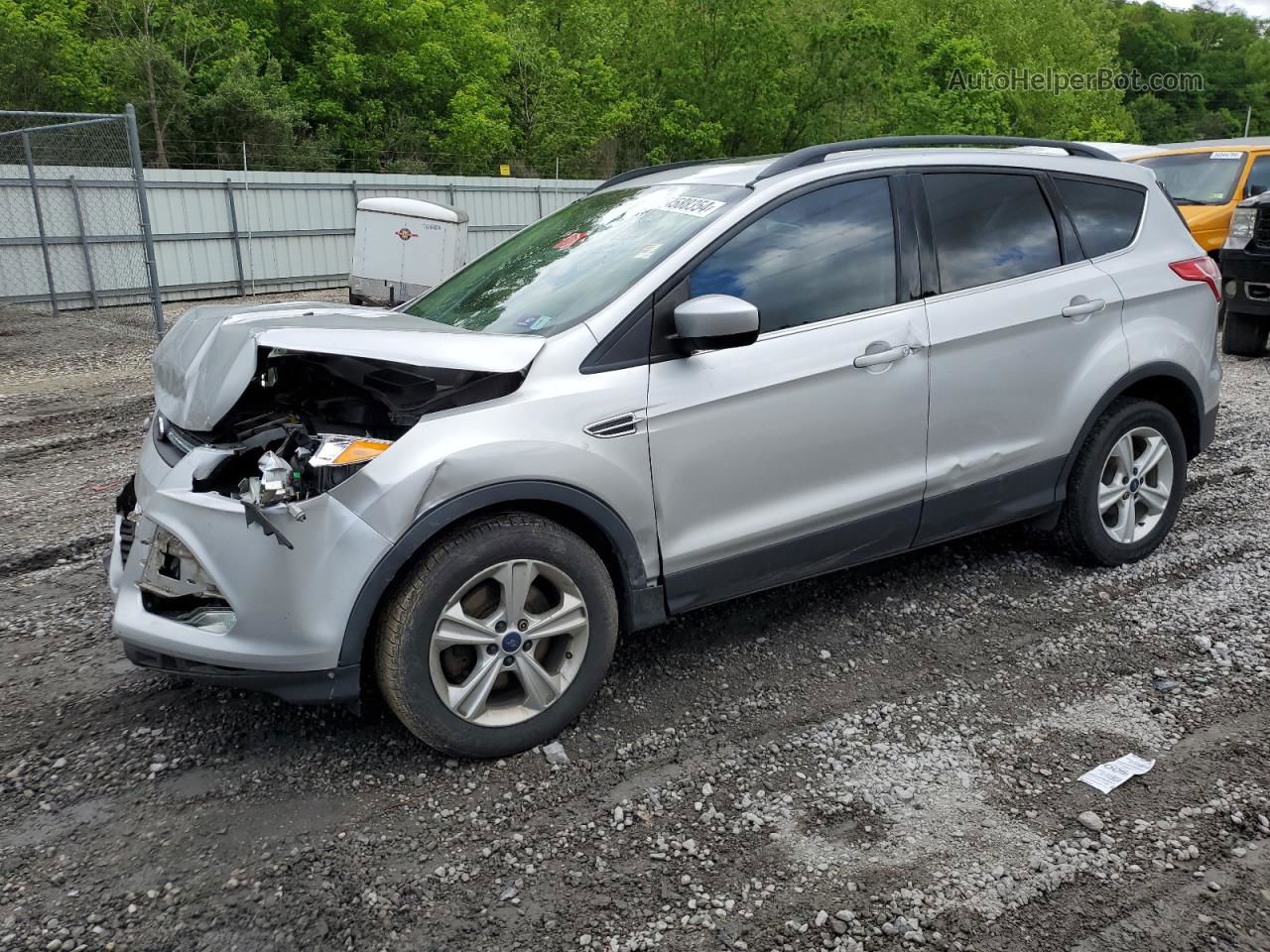 2016 Ford Escape Se Silver vin: 1FMCU9G90GUA49000