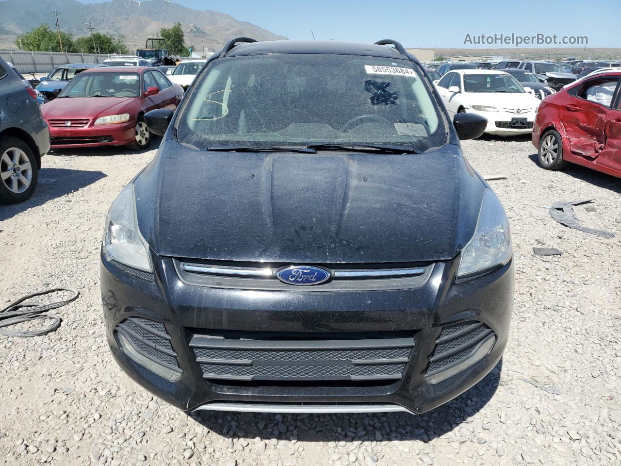 2016 Ford Escape Se Black vin: 1FMCU9G90GUC63193