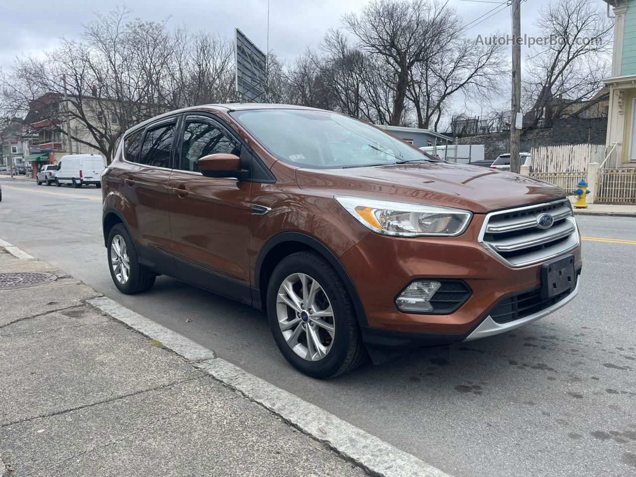 2017 Ford Escape Se Brown vin: 1FMCU9G90HUA95699