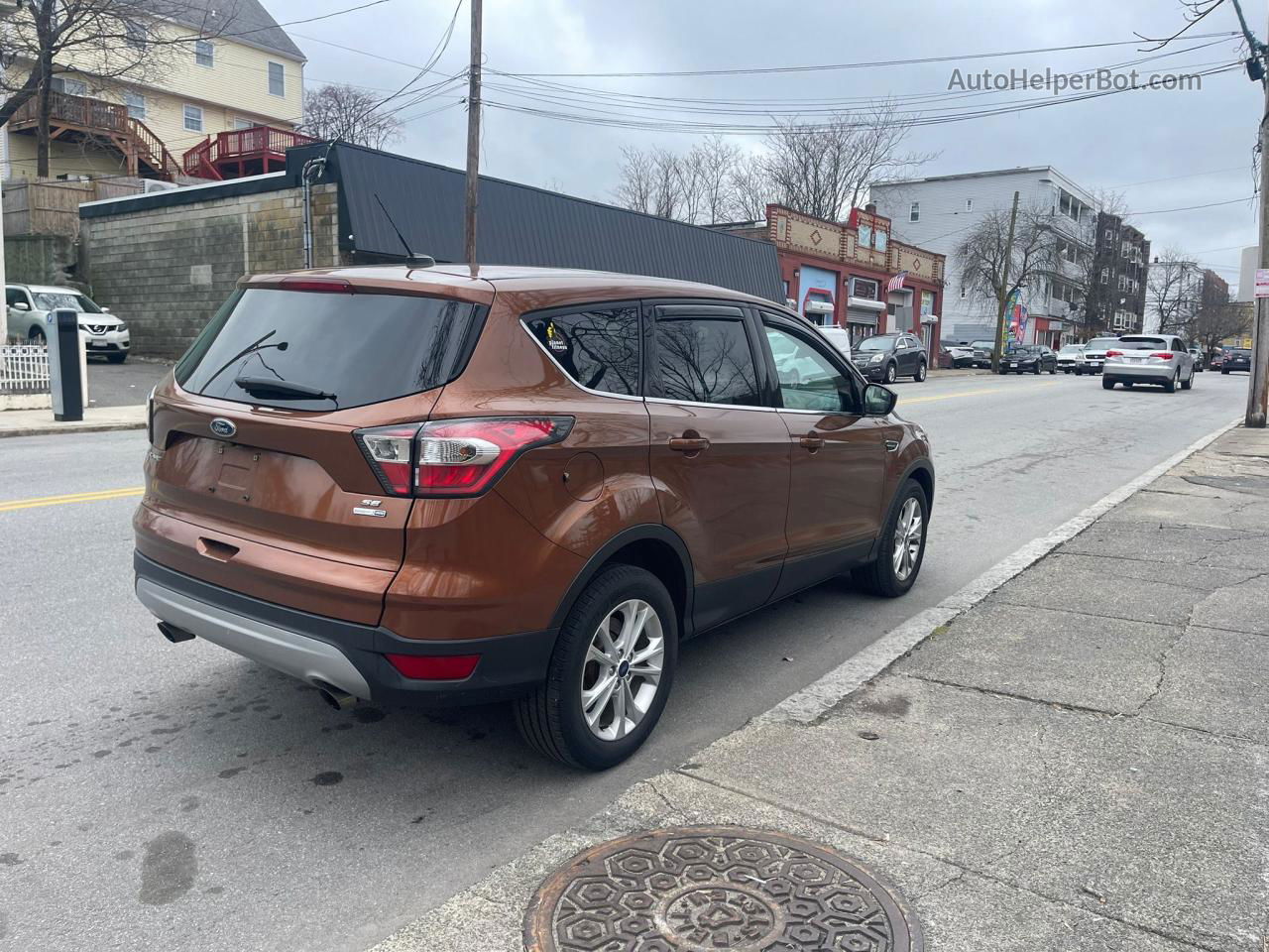 2017 Ford Escape Se Brown vin: 1FMCU9G90HUA95699