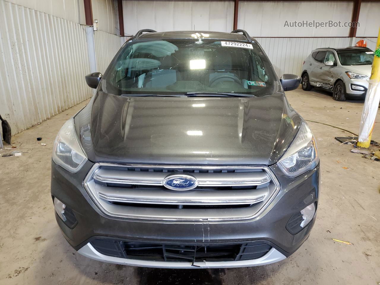 2017 Ford Escape Se Gray vin: 1FMCU9G90HUE12011