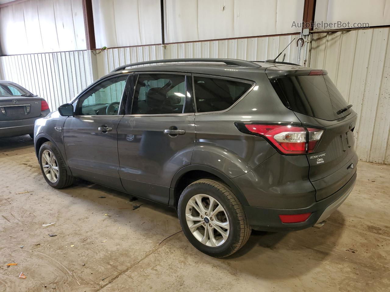 2017 Ford Escape Se Gray vin: 1FMCU9G90HUE12011