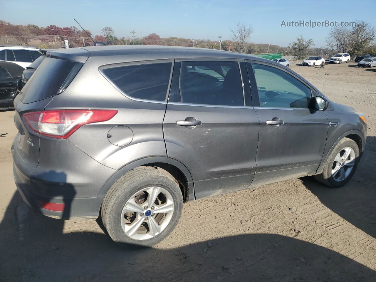 2014 Ford Escape Se Gray vin: 1FMCU9G91EUA68152