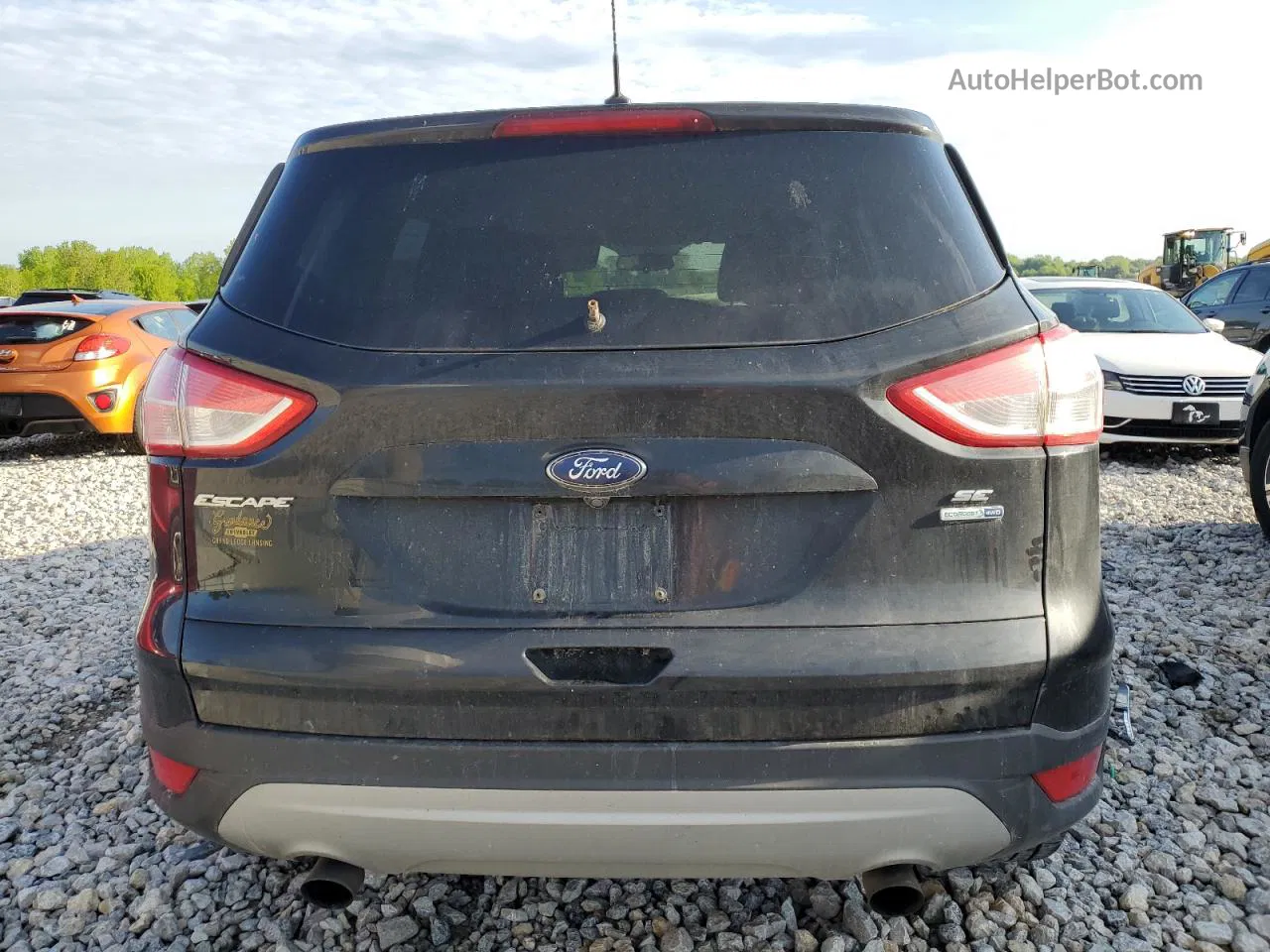 2014 Ford Escape Se Black vin: 1FMCU9G91EUC87239