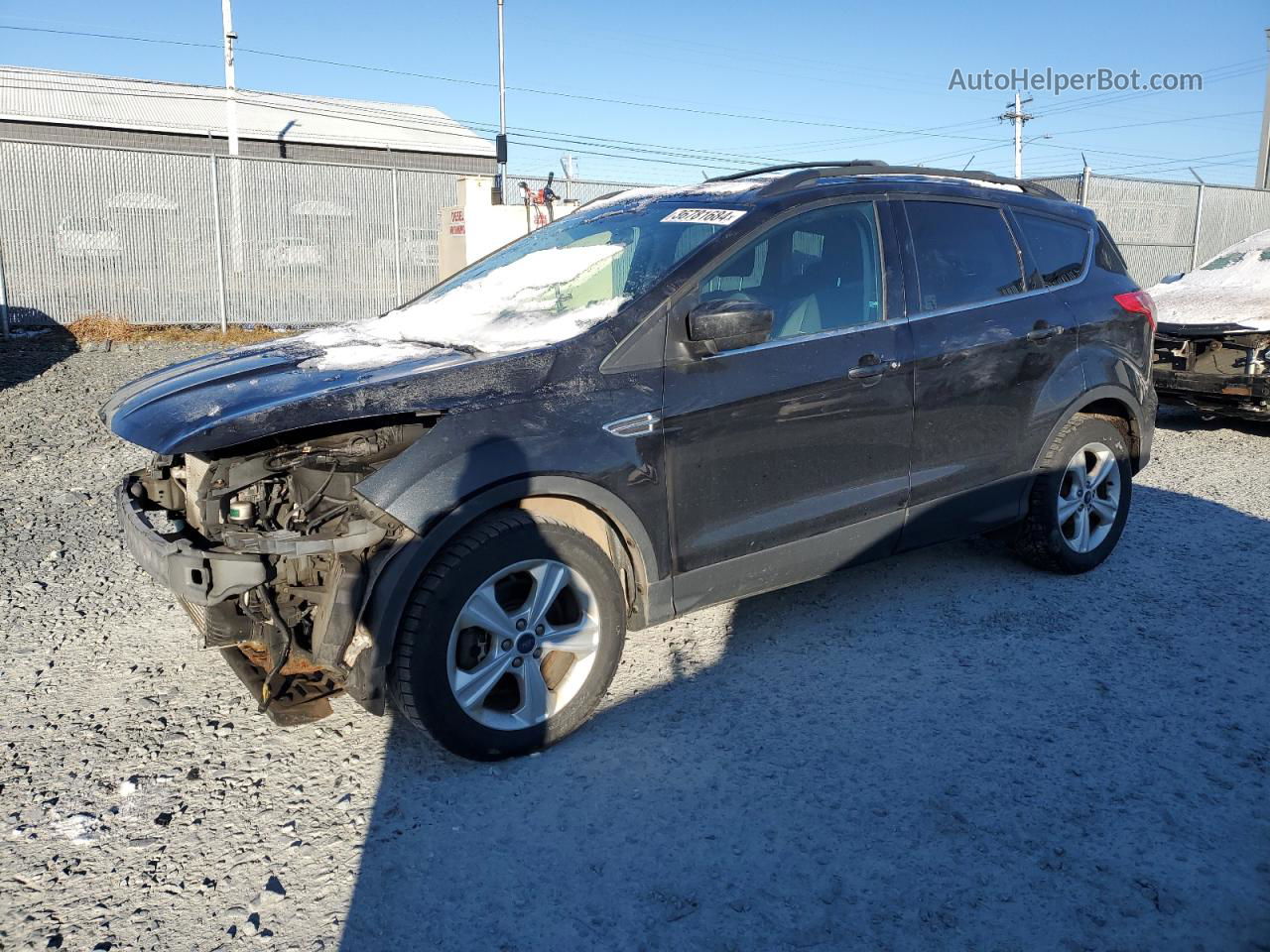 2015 Ford Escape Se Black vin: 1FMCU9G91FUB84968