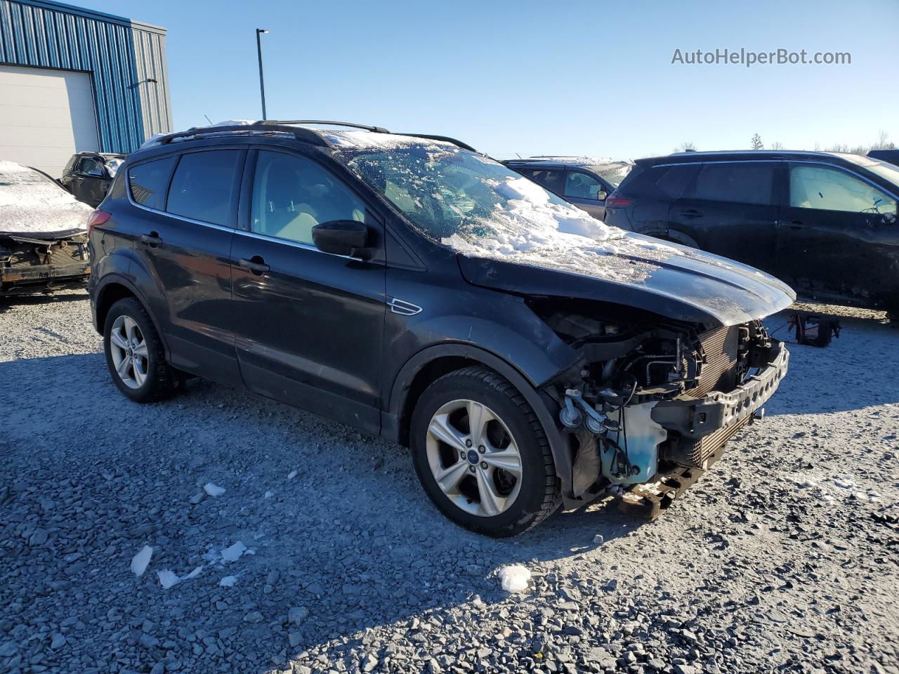 2015 Ford Escape Se Black vin: 1FMCU9G91FUB84968