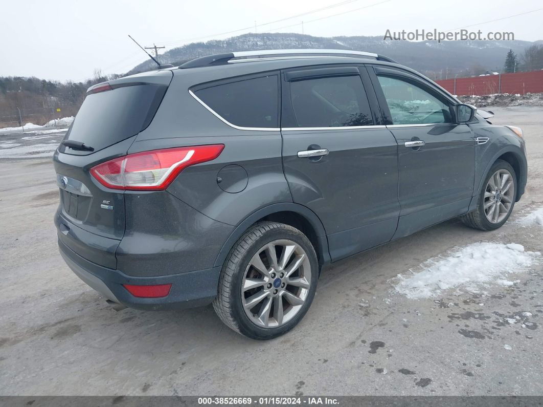 2015 Ford Escape Se Gray vin: 1FMCU9G91FUC19508