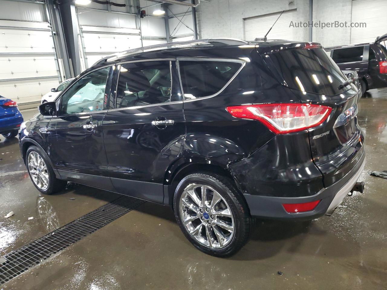 2016 Ford Escape Se Черный vin: 1FMCU9G91GUB15554