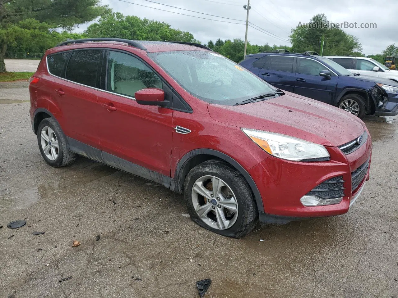 2016 Ford Escape Se Red vin: 1FMCU9G91GUB67363