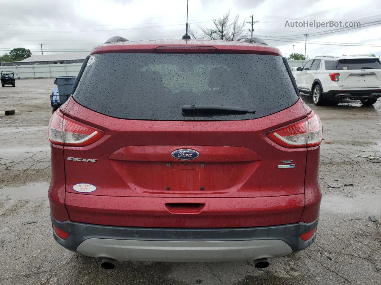 2016 Ford Escape Se Red vin: 1FMCU9G91GUB67363