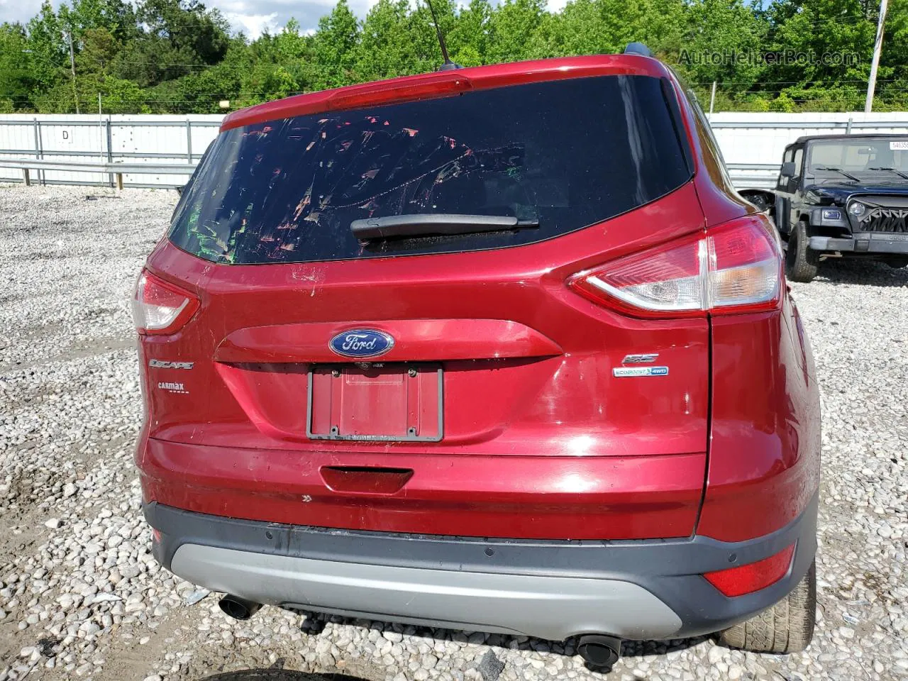 2016 Ford Escape Se Red vin: 1FMCU9G91GUC22412