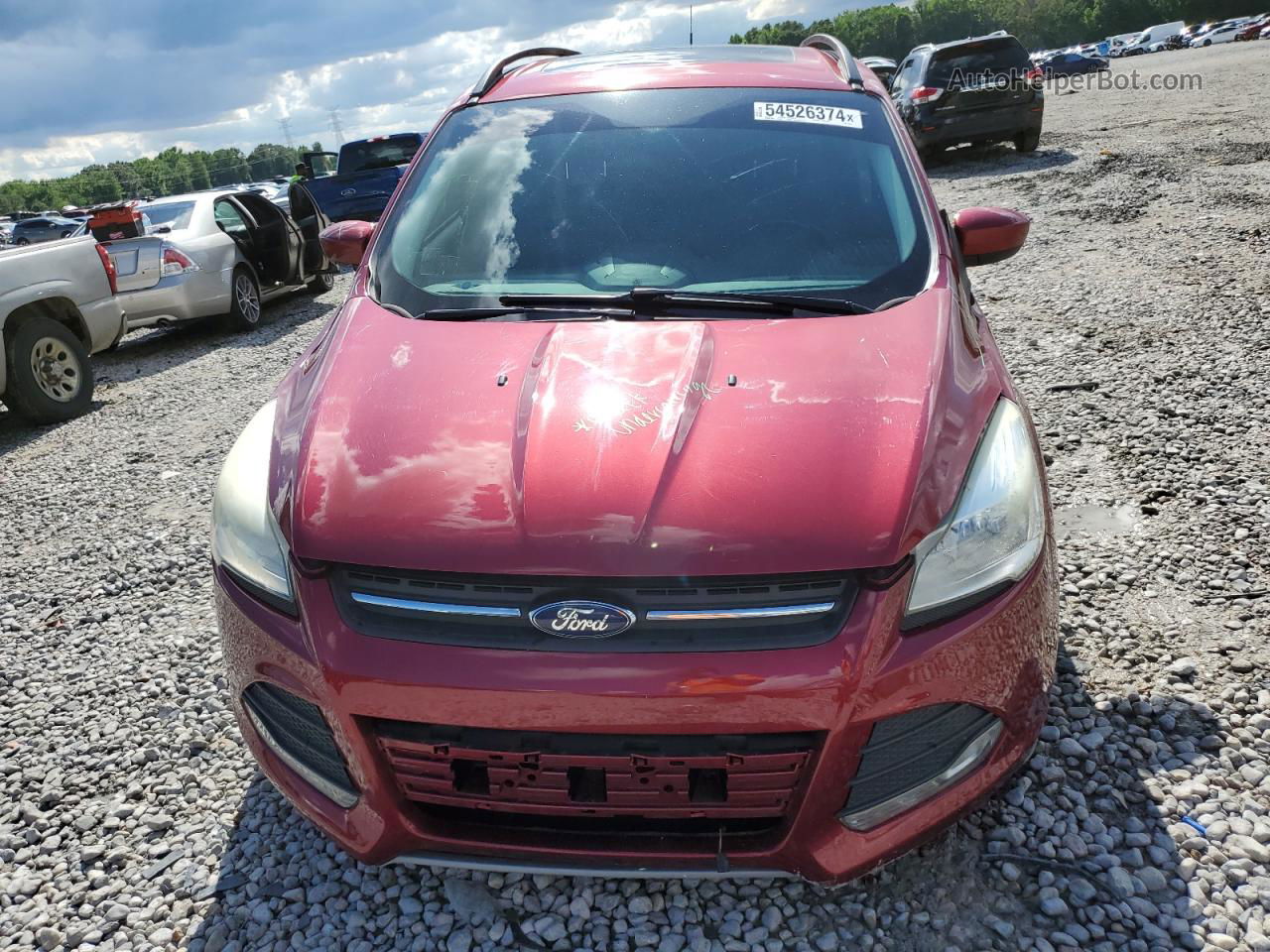 2016 Ford Escape Se Red vin: 1FMCU9G91GUC22412