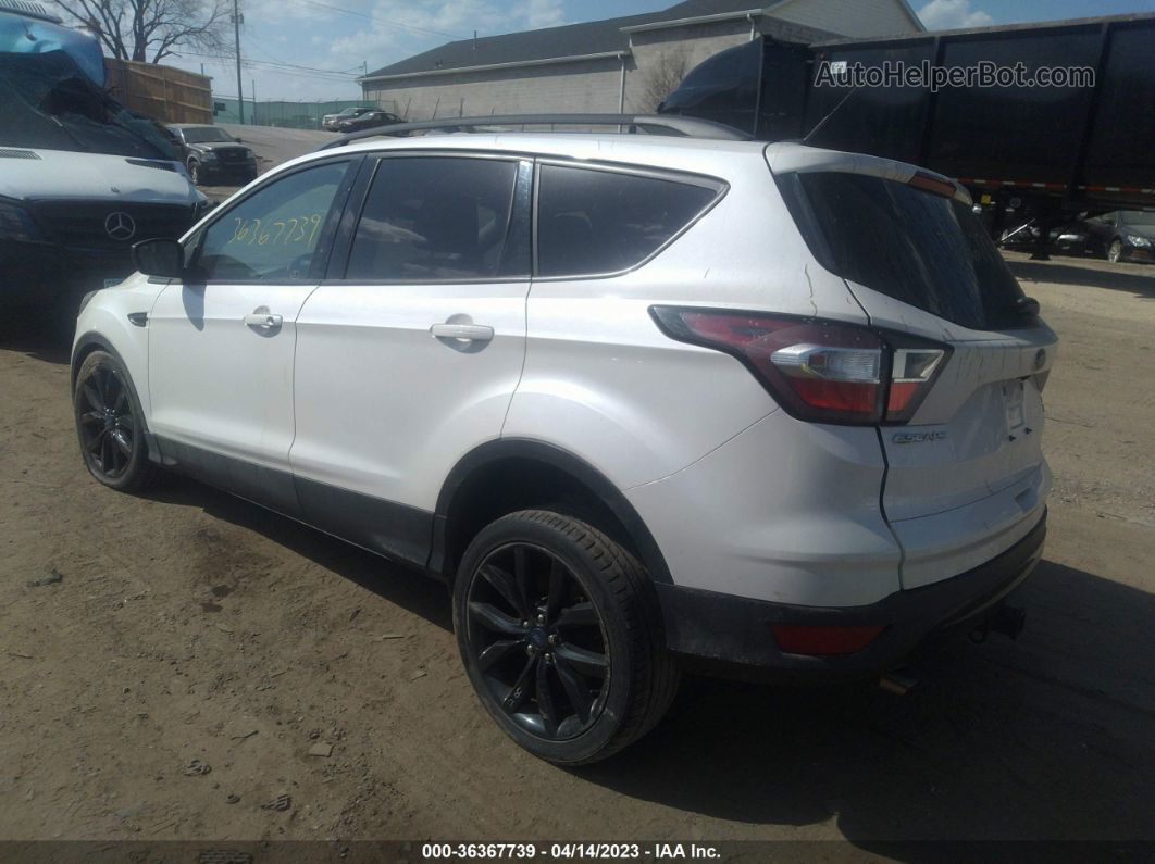 2017 Ford Escape Se White vin: 1FMCU9G91HUC68663