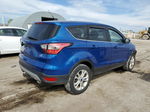 2017 Ford Escape Se Blue vin: 1FMCU9G91HUE93231