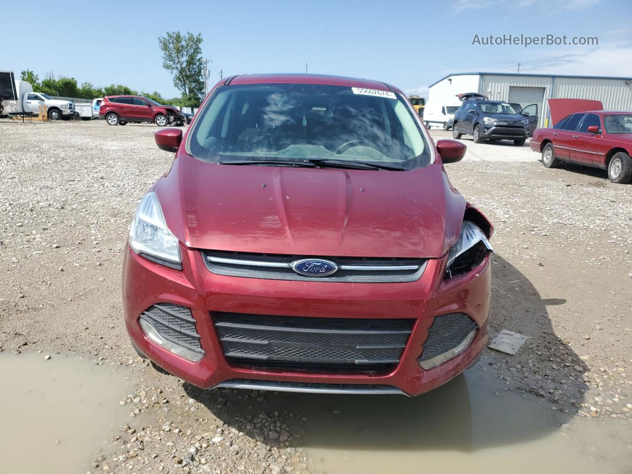 2013 Ford Escape Se Red vin: 1FMCU9G92DUA04457