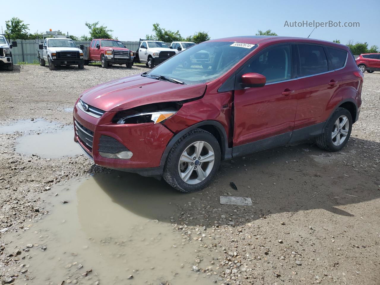 2013 Ford Escape Se Red vin: 1FMCU9G92DUA04457