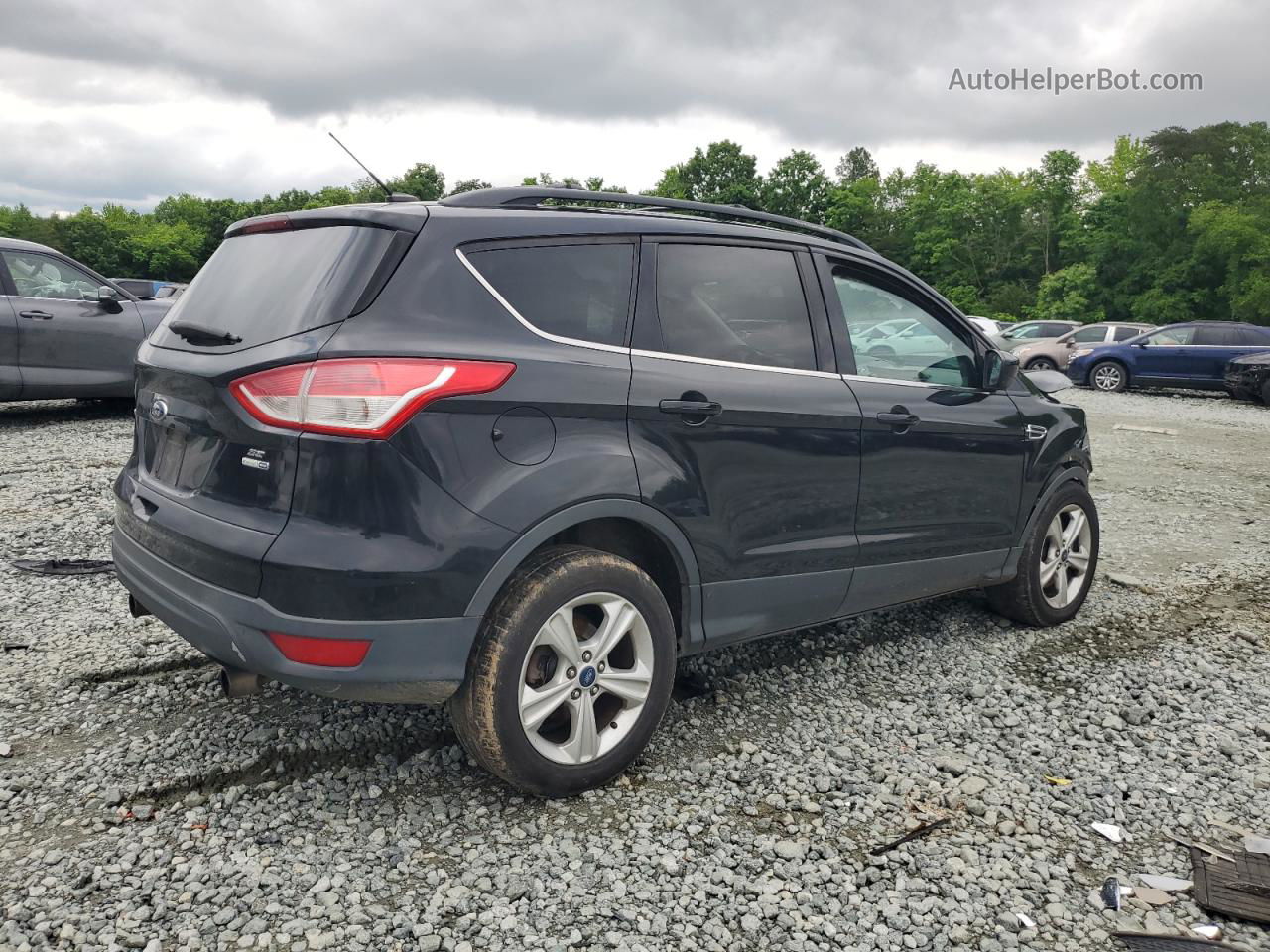 2013 Ford Escape Se Black vin: 1FMCU9G92DUD06671