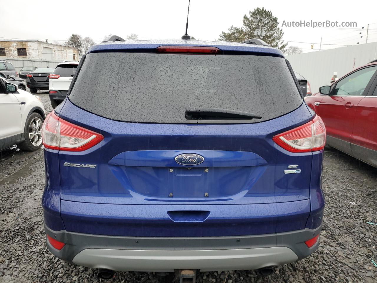 2014 Ford Escape Se Blue vin: 1FMCU9G92EUA34169