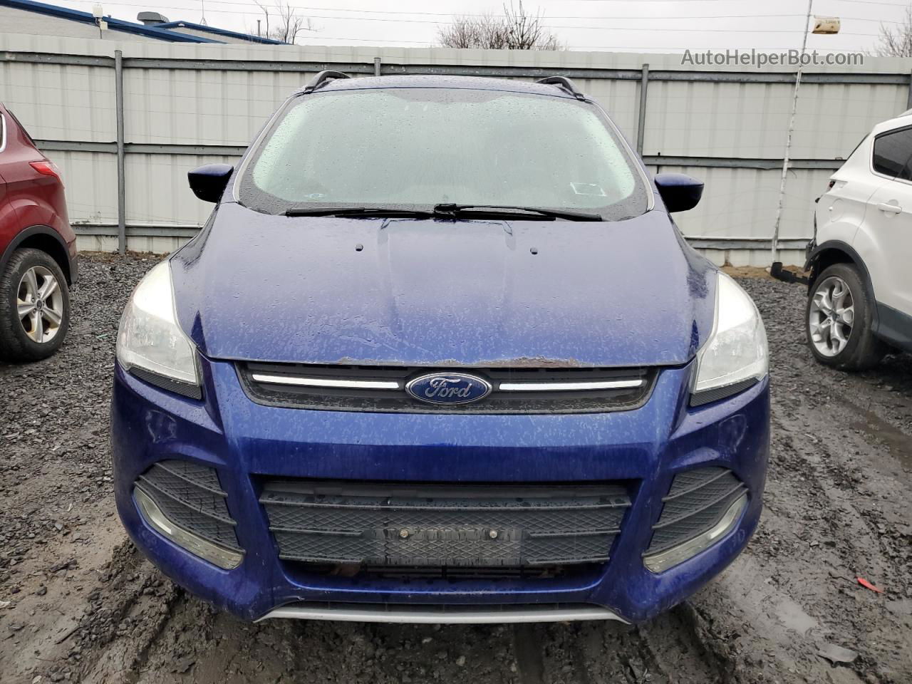 2014 Ford Escape Se Blue vin: 1FMCU9G92EUA34169