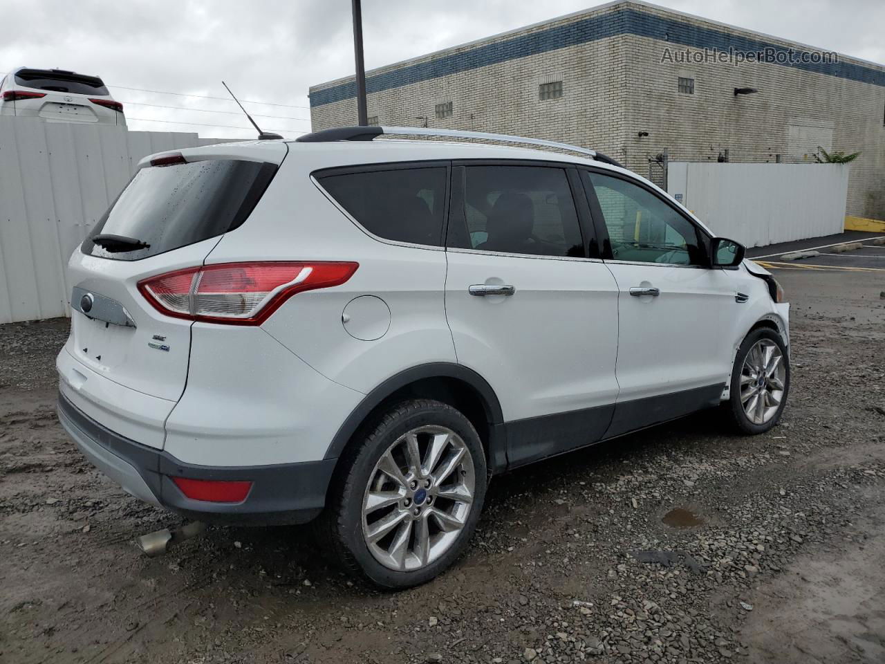 2014 Ford Escape Se Белый vin: 1FMCU9G92EUD05943