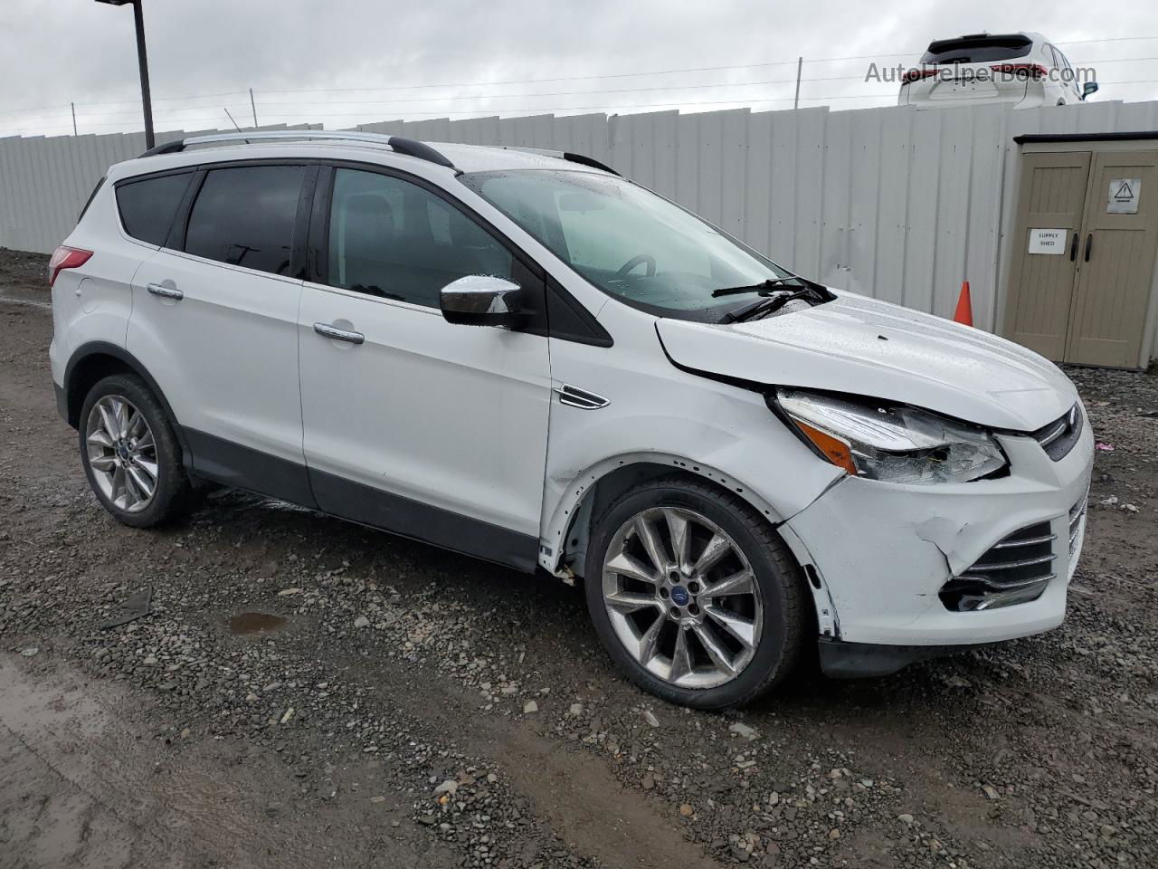 2014 Ford Escape Se Белый vin: 1FMCU9G92EUD05943