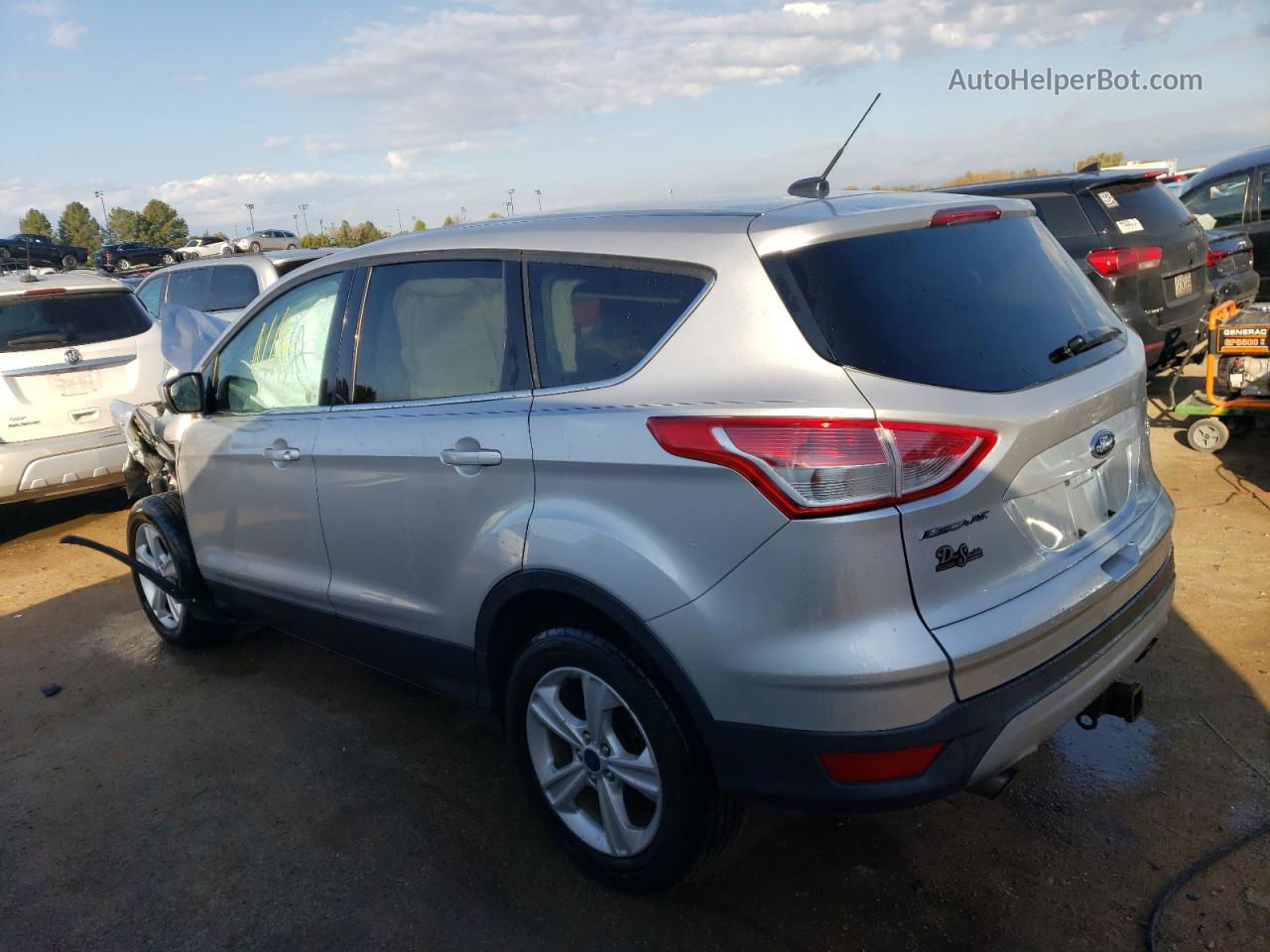 2014 Ford Escape Se Silver vin: 1FMCU9G92EUD24184