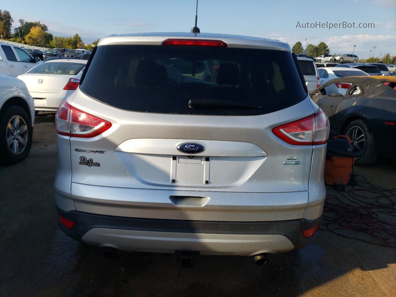 2014 Ford Escape Se Silver vin: 1FMCU9G92EUD24184