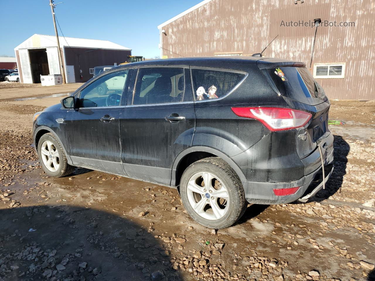 2015 Ford Escape Se Black vin: 1FMCU9G92FUA72065